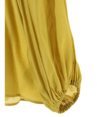AMERICAN HOLIC 袖ボリュームシアーブラウス Yellow