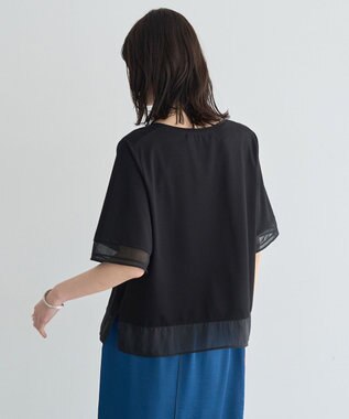 YECCA VECCA シアーMIXプルオーバー Black