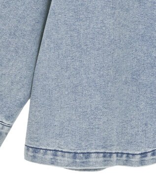 Green Parks デニムシャツブルゾン Light Indigo