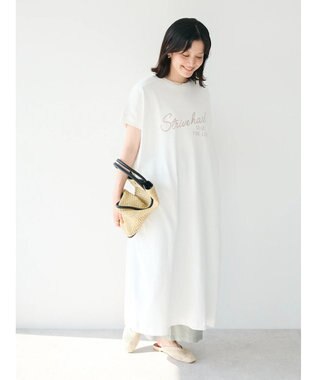 CRAFT STANDARD BOUTIQUE 10/- ヴィンテージフレンチスリーブワンピース Off White