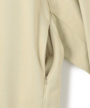 UNFILO MENS 【男女兼用】ナイロン裏毛 ハーフジップ ベージュ