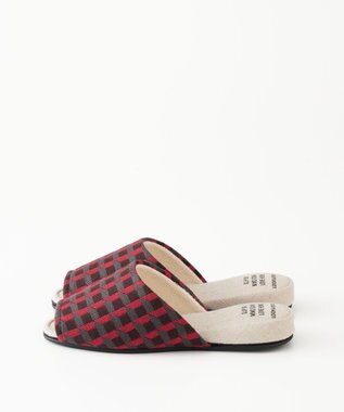 LOOM&SPOOL GeoVis吊り込みスリッパ レッド