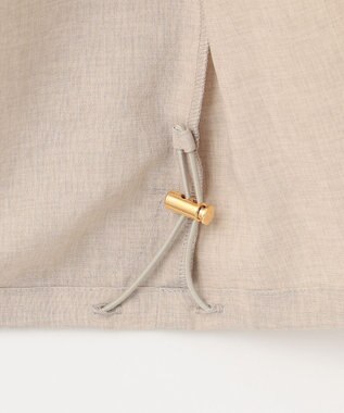 J.PRESS LADIES S 【洗える・接触冷感・防シワ・吸水速乾】BREEZE COOL  ノーカラー ブルゾン ベージュ系