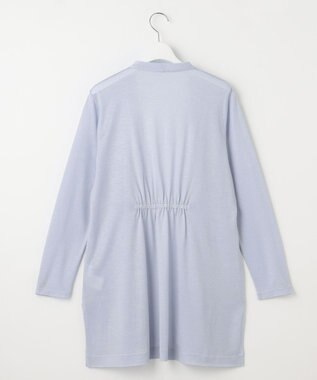 J.PRESS LADIES セルロースジャージー ロング カーディガン サックスブルー系