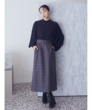 earth music&ecology マジョリカニットプルオーバー Navy