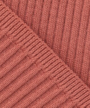 ICB 【洗える】４×２リブ プルオーバー サーモン系