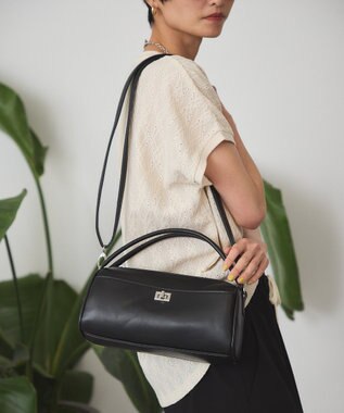 AMERICAN HOLIC ダブルハンドルショルダーバッグ Black