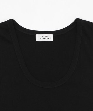 WEGO ダメージタンクトップ ブラック