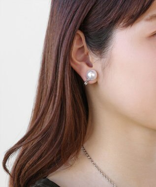 TOCCA 【大人百花掲載】DOUBLE FACE PEARL EARRINGS イヤリング シルバー系