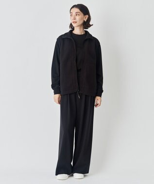 UNFILO MENS 【男女兼用】ポーラテック ボアベスト ブラック