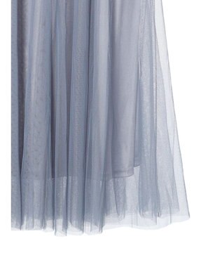 earth music&ecology チュールスカート Blue