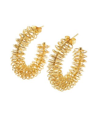AMERICAN HOLIC ワイヤーフープピアス Gold