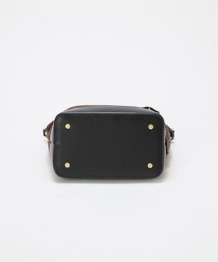 TOPKAPI 【TREASURE TOPKAPI】スエード レザーコンビ ワンショルダーバッグ チャーム付き チョコレート