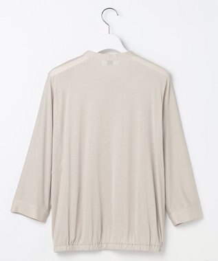 J.PRESS LADIES 【洗える・接触冷感】ジャージー ブルゾン グレージュ系