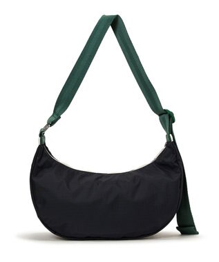 LeSportsac MED HAMMOCK ADJ BAG/ディープシー/ボトルグリーンウェビング ディープシー/ボトルグリーンウェビング