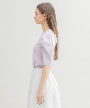 TOCCA 【洗える！】SOLEIL ボリューム袖トップス ライラック系