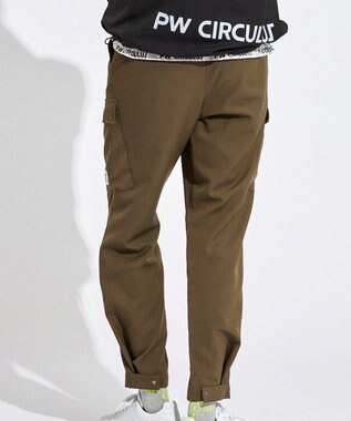 PW CIRCULUS 【MEN】ワイド カーゴパンツ カーキ系