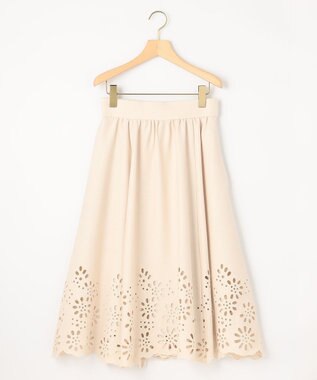 組曲 L ウォームレース スカート ベージュ系