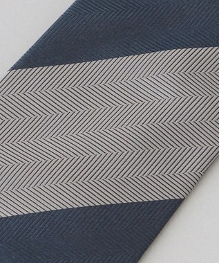 GOTAIRIKU GOTAIRIKU別注【日本製】シルク ネクタイ_ストライプ グレー系1