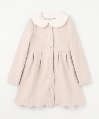 ANY KIDS ウール ライク コート ベージュ