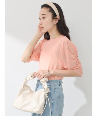 earth music&ecology ５分袖シアーインナー Pink