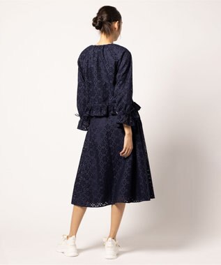 TOCCA 【洗える】FLOWER STORM ジャケット ネイビー系