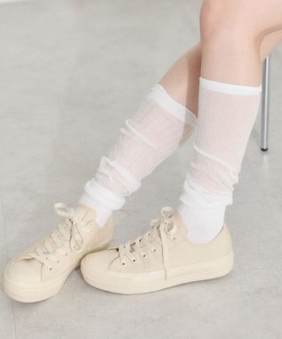 earth music&ecology CONVERSE×earth ALL STAR PLTS ライトベージュ