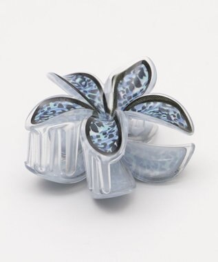 WEGO Lレオパードフラワーバンス2 ブルー