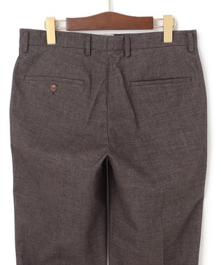 J.PRESS MEN 【ビジカジ兼用】ヤーンダイモールスキン パンツ ブラウン系