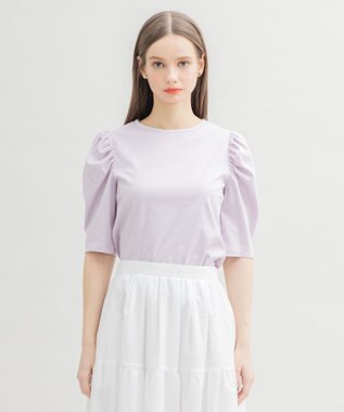 TOCCA 【洗える！】SOLEIL ボリューム袖トップス ライラック系