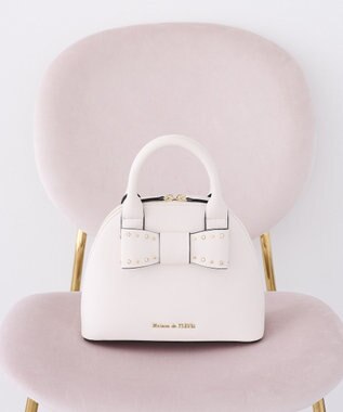 Maison de FLEUR リボンハーフムーン２Ｗａｙバッグ