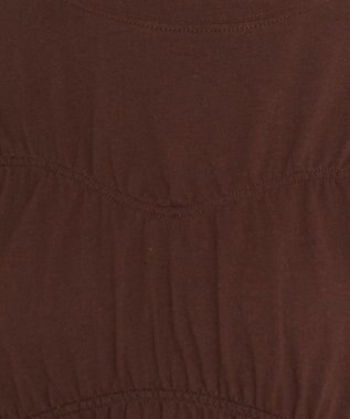 WEGO 【ANGIE VINTAGE】ビスチェ風シャーリングT ブラウン