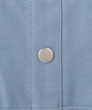 組曲 KIDS 【110-140㎝】 チェックドッキング ワンピース サックスブルー