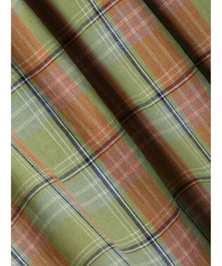 CRAFT STANDARD BOUTIQUE チェックギャザーロングスカート Light Green