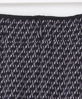 J.PRESS LADIES S 【洗える】 Geometric Print スカート ネイビー系5