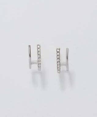 Phoebe <オンワード限定セット>メタルグリッターシュシュ×メタル×ビジュー2ラインピアス マルチ1