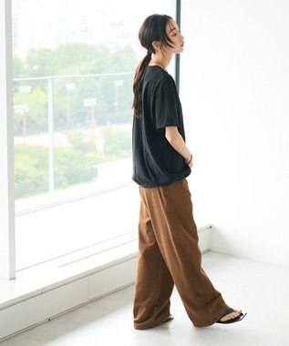 CRAFT STANDARD BOUTIQUE 裾スピンドルプルオーバー Black