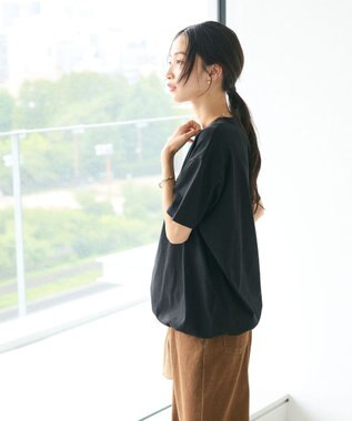 CRAFT STANDARD BOUTIQUE 裾スピンドルプルオーバー Black