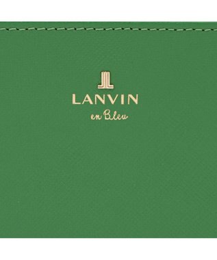LANVIN en Bleu リュクサンブールカラー 二つ折りLファスナー財布 グリーン