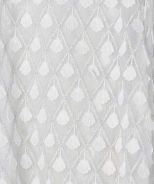 GRACE CONTINENTAL モチーフチュールブラウス ホワイト