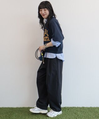 AMERICAN HOLIC 【RUSSELL】ロゴ半袖スウェット Navy