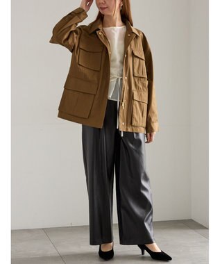 Te chichi ミリタリージャケット《2025Autumn catalog vol.2 item》 カーキ