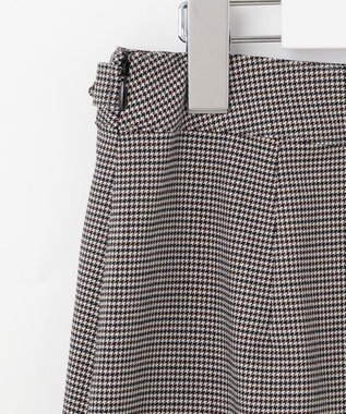 J.PRESS LADIES 【洗える】杢チェック スカート ブラック系3