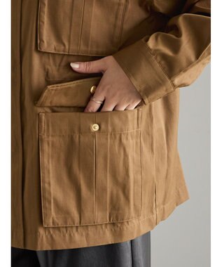 Te chichi ミリタリージャケット《2025Autumn catalog vol.2 item》 カーキ