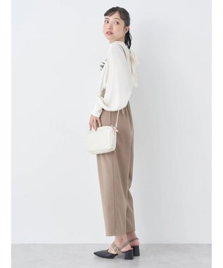 earth music&ecology ビット付きサロペット Mocha