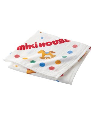 MIKI HOUSE HOT BISCUITS 身長計ガーゼバスタオル ギフトセット【BOX付き】 ベージュ