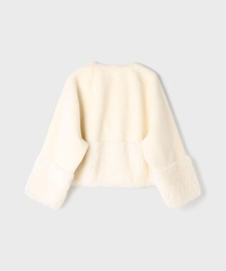 GRACE CONTINENTAL ウールボアジャケット キナリ