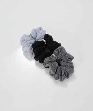 Phoebe <オンワード限定セット>メタルグリッターシュシュ×メタル×ビジュー2ラインピアス マルチ1