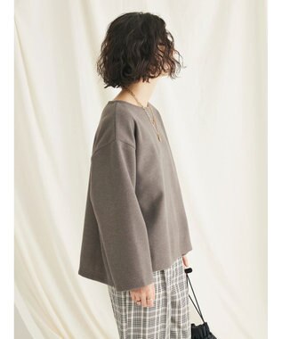 CRAFT STANDARD BOUTIQUE 圧縮ニットソープルオーバー Brown