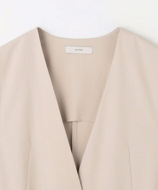 ANY L 【洗濯機可/ストレッチ/セットアップ可】イージーケアストレッチジレ ベージュ